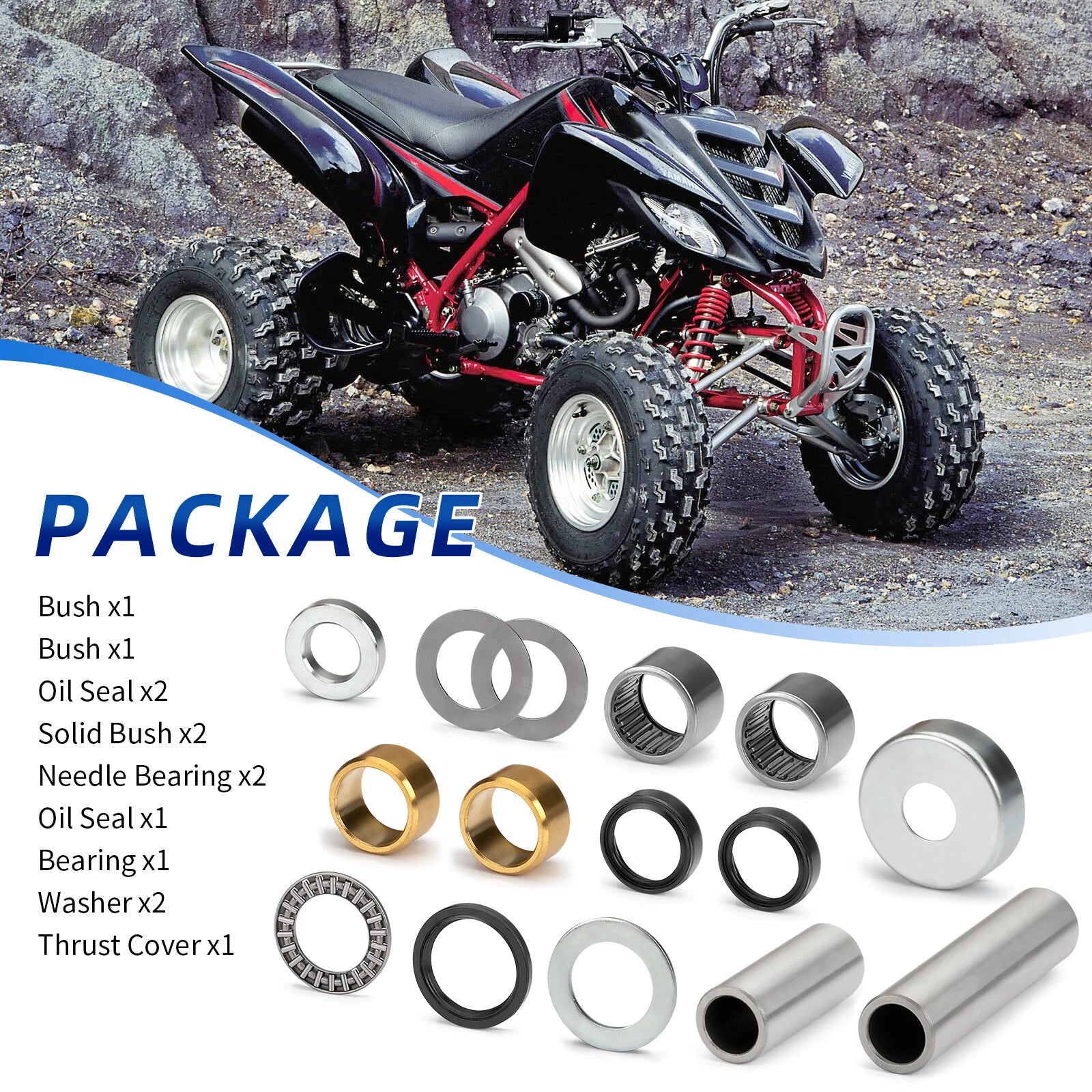 Swing Arm Bushing & Bearing Kit for Yamaha Raptor 660R SE (2001–2005)
