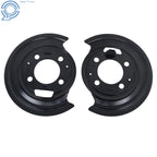 Set of 2 Rear Brake Backing Plates for Ram Truck 2500 3500 (2009–2010)
