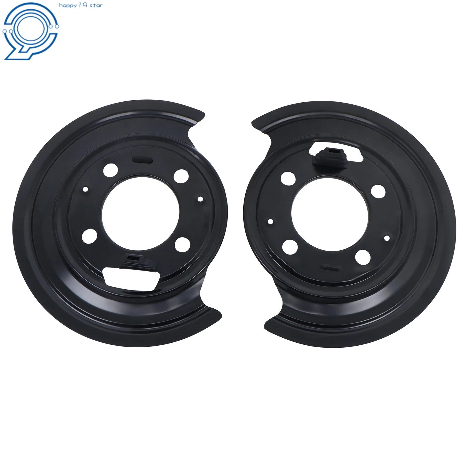 Set of 2 Rear Brake Backing Plates for Ram Truck 2500 3500 (2009–2010)