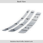 Stainless Chrome Grille Combo for Chevy Silverado 1500 (2007-2013)