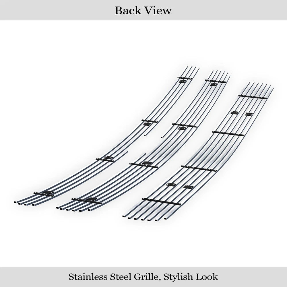 Stainless Chrome Grille Combo for Chevy Silverado 1500 (2007-2013)