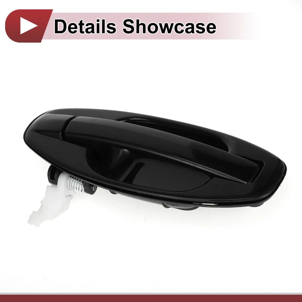 Exterior Door Handle for Hyundai Santa Fe Rear Left (2013-2018) Black