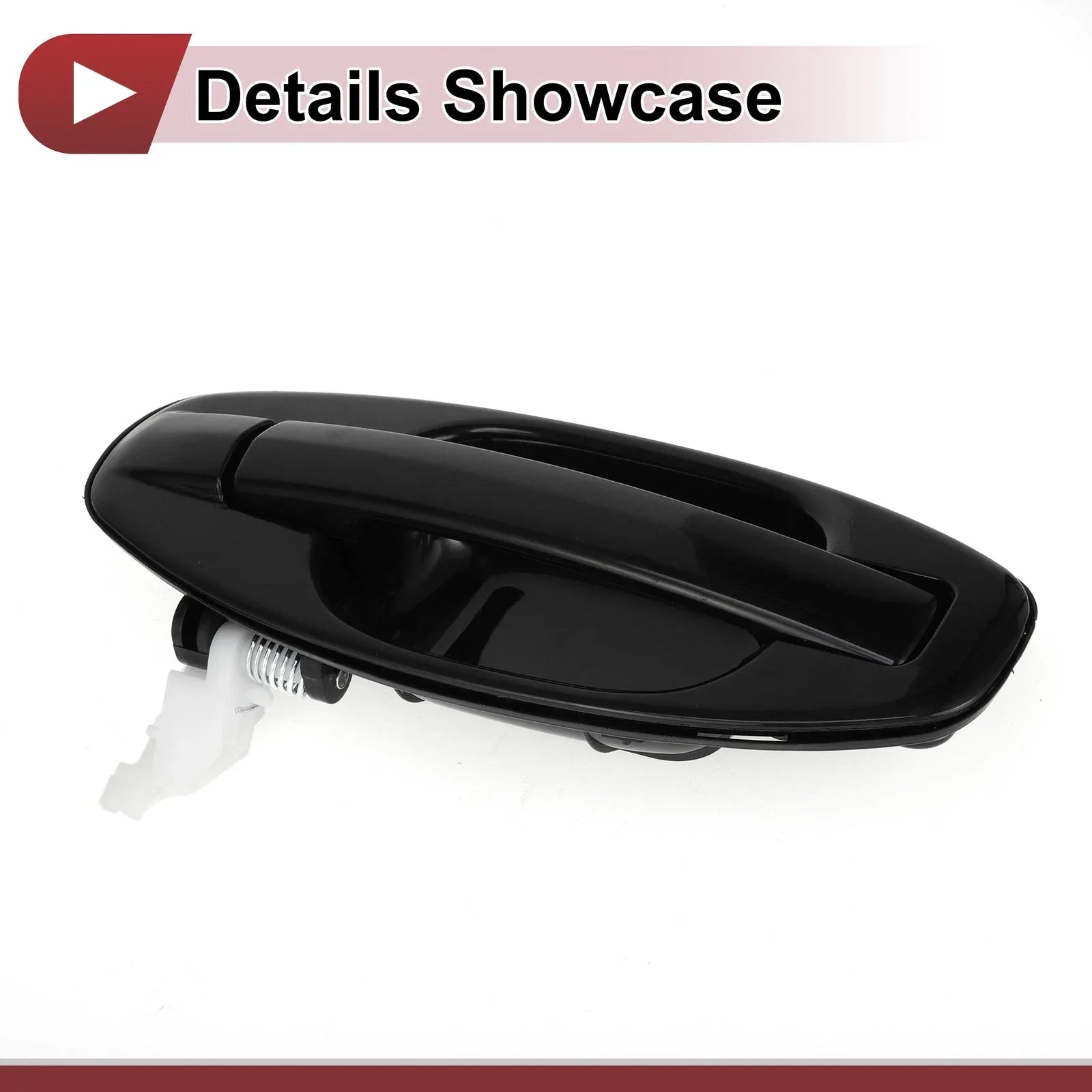 Exterior Door Handle for Hyundai Santa Fe Rear Left (2013-2018) Black