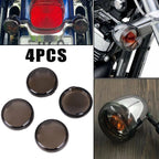 Smoked Turn Signal Light Cover Lens for Harley Electra Road King