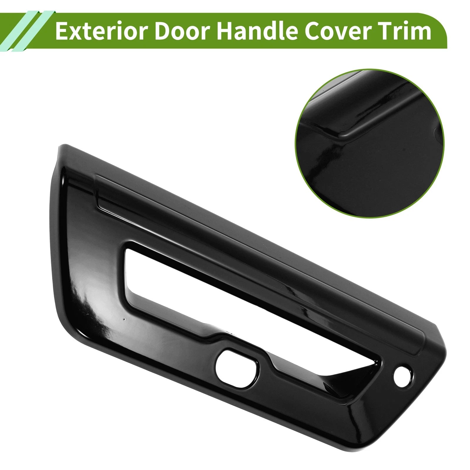 Exterior Trim Tailgate for Ford F150 (2015–2020) Gloss Black 1 Pc