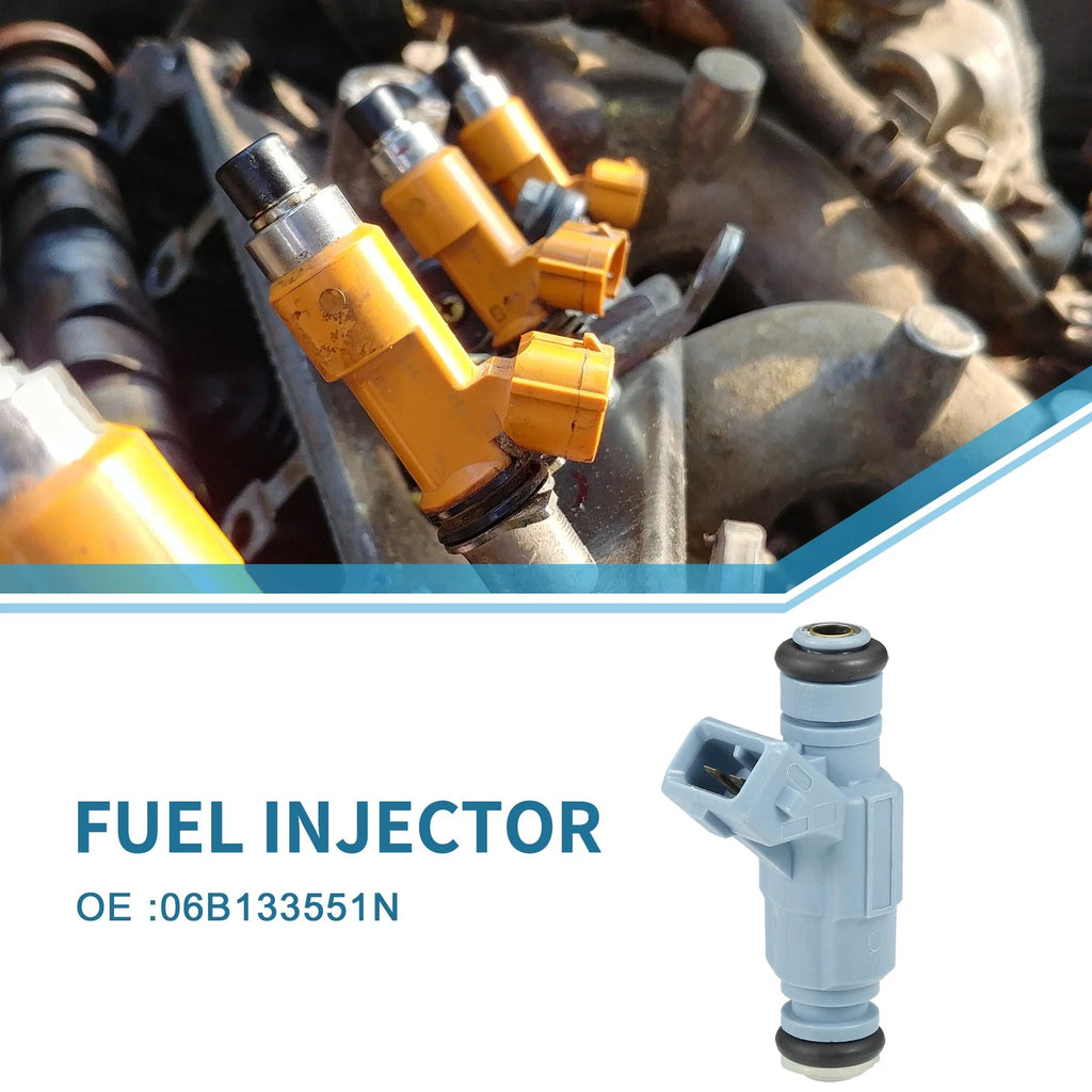 Fuel Injector No.06B133551N for Audi A4 B5 B6 B7 1.8T (1995–2008) 1Pc