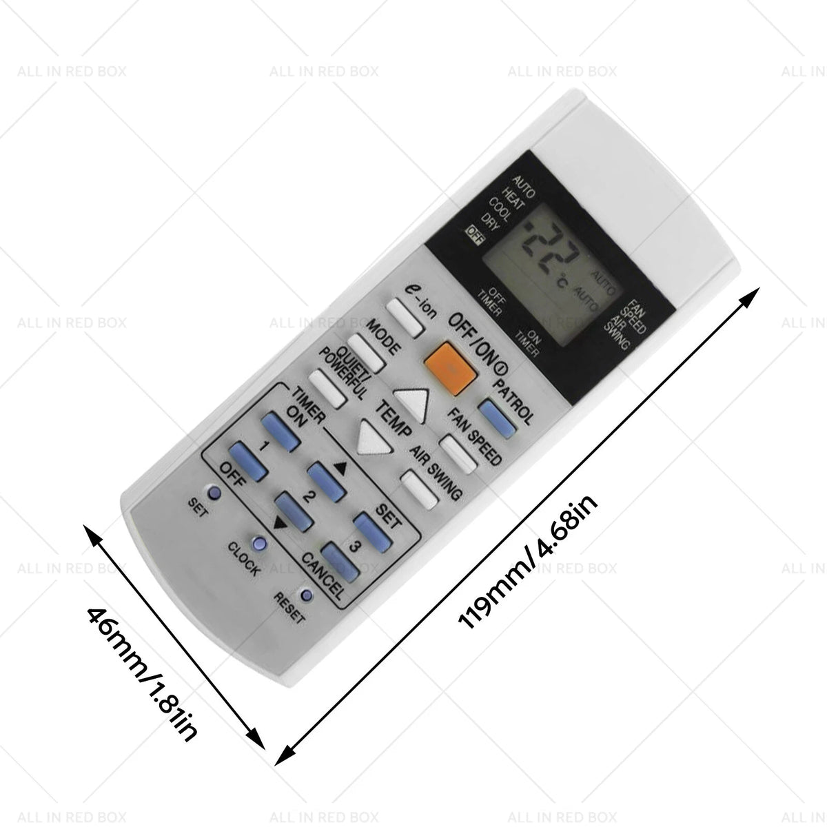 A/C Air Conditioner Remote for Panasonic A75C3012, A75C3762