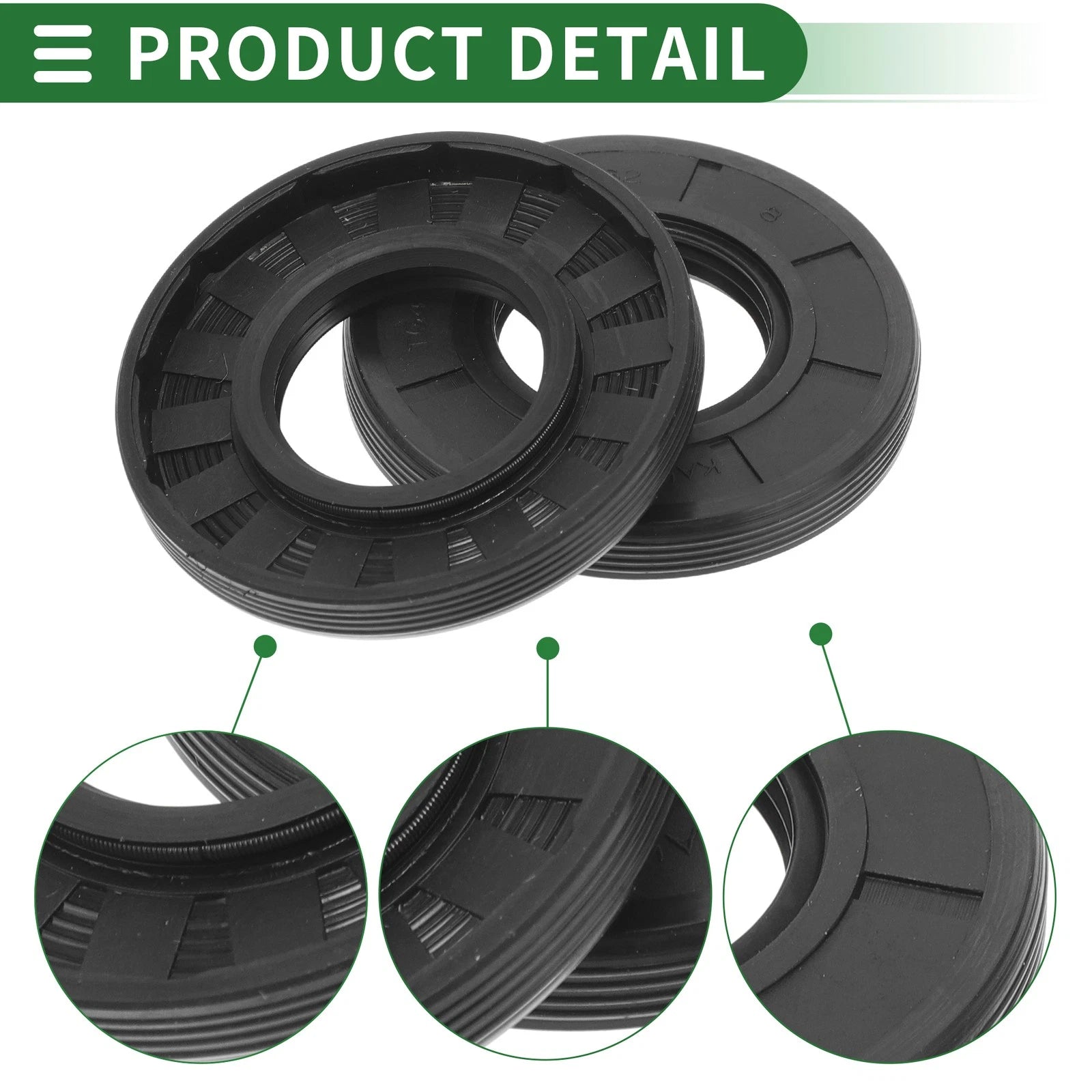 Set of 5 Oil Seal TG4 Lip Seal Ring NBR Rubber 30x62x8mm
