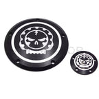 Gear Skull Derby Timer Cover for Harley Dyna Sportster XL 883 1200 (2004–2023)