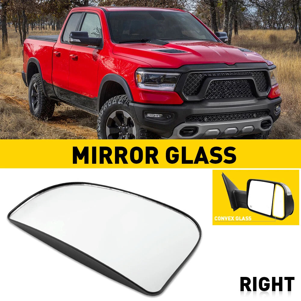 Power Heated Exterior Glass Mirror for Dodge Ram 1500 2500 