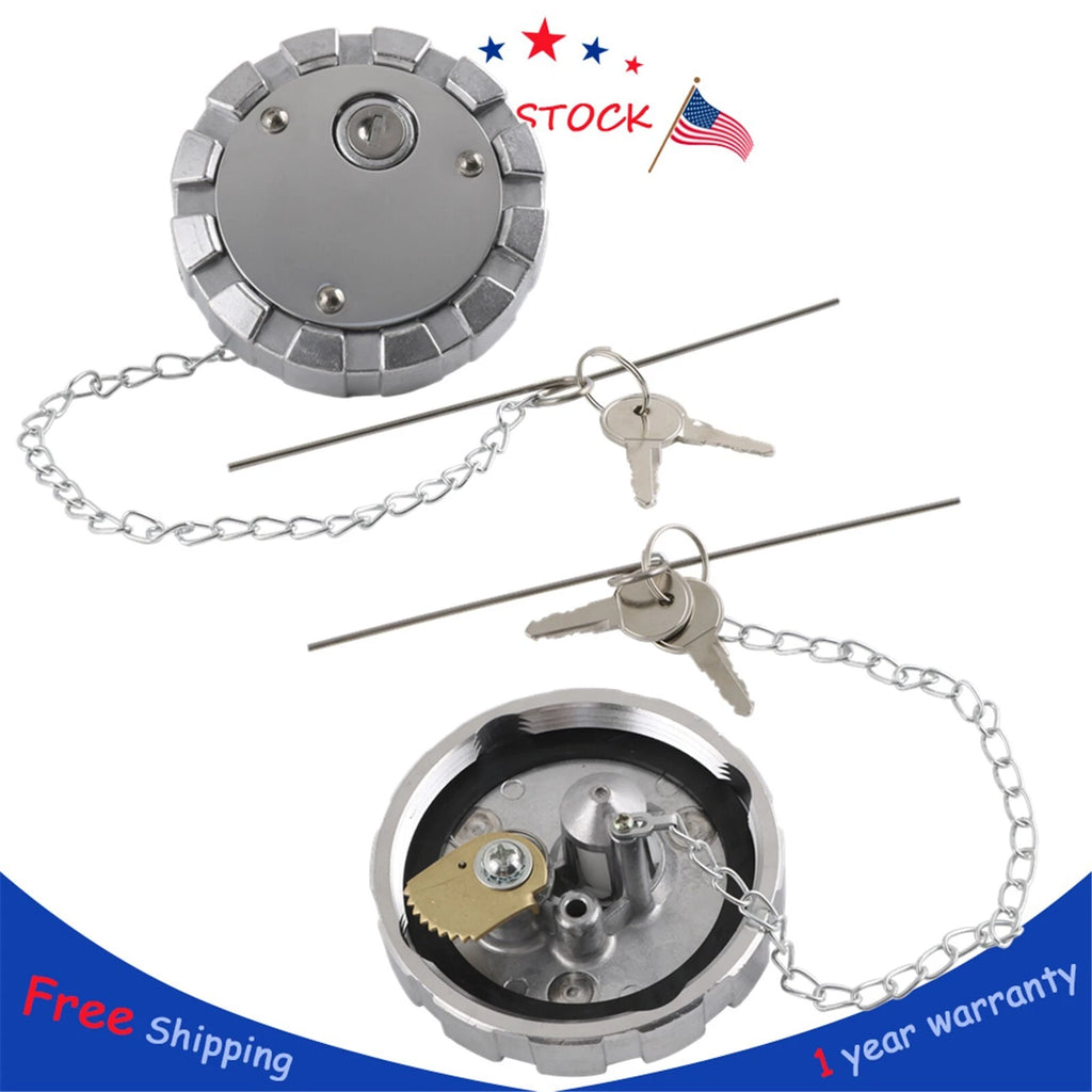2X Fuel Tank Locking Gas Cap for Peterbilt Kenworth 