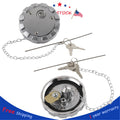 2X Fuel Tank Locking Gas Cap for Peterbilt Kenworth 