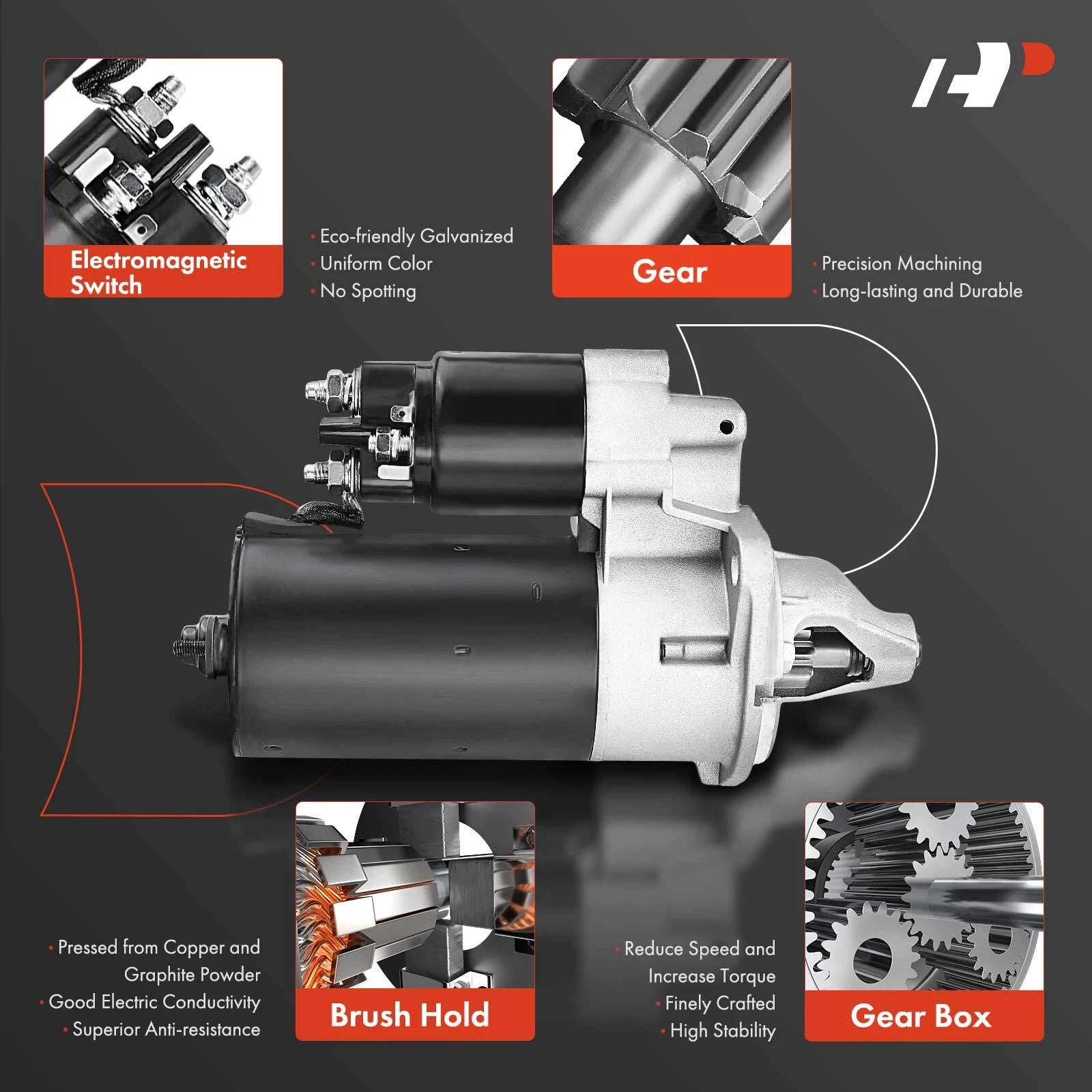 Starter Motor for BMW E30 E36 E34 325 525i (1982-1998)