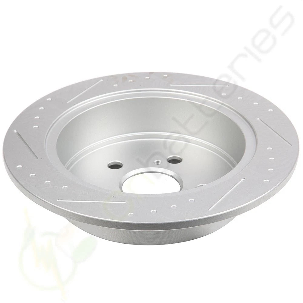 Drilled and Slotted Brake Rotors for Toyota Scion TC, Pontiac Vibe (2005–2010)