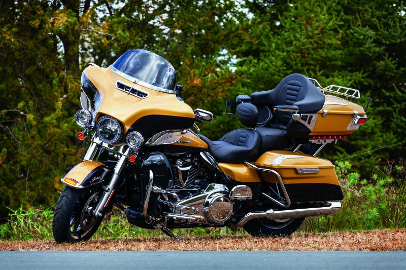 Kuryakyn Heavy Industry Mirrors Chrome/Black for Harley-Davidson