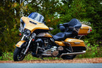 Kuryakyn Heavy Industry Mirrors Chrome/Black for Harley-Davidson