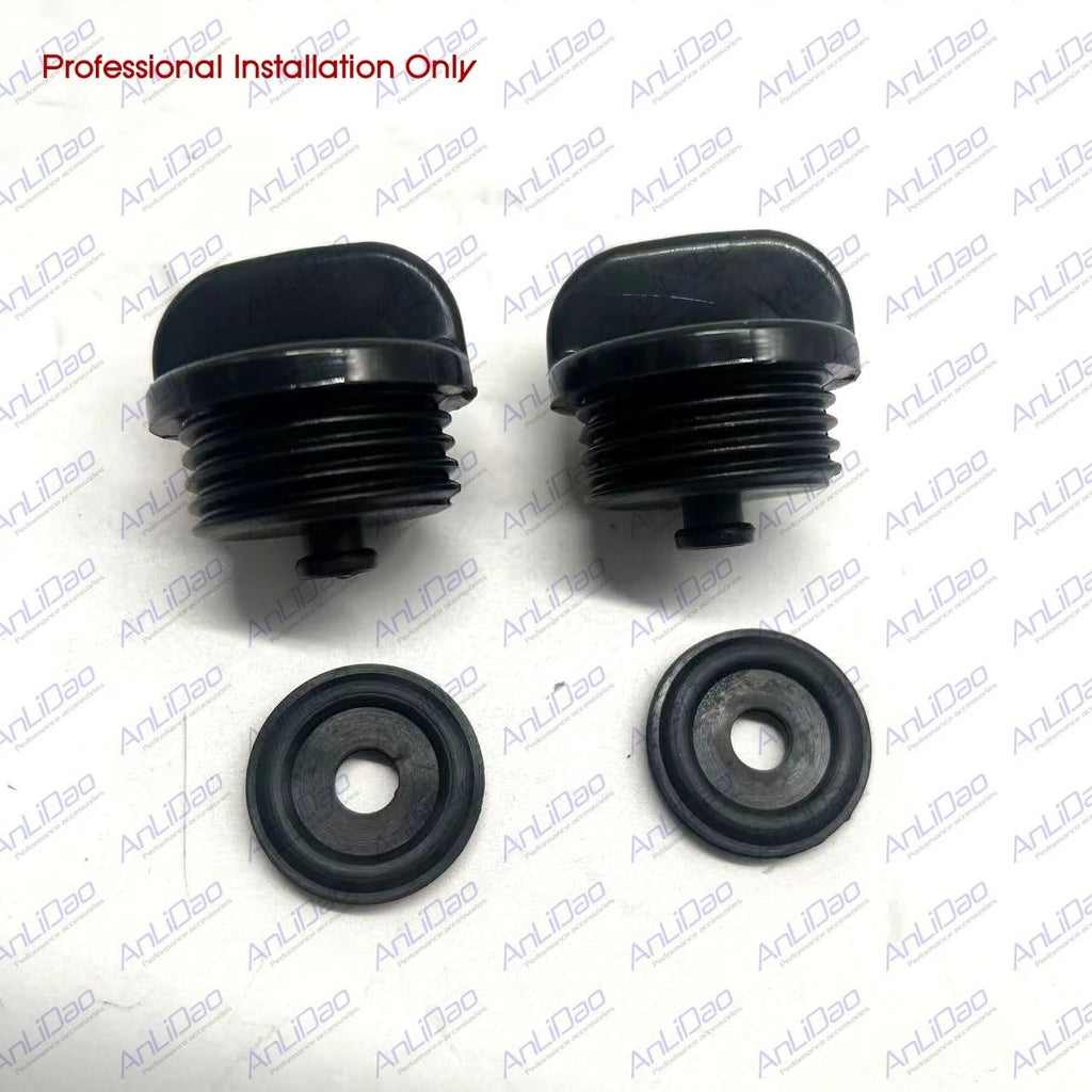 2Pcs Water Flush Plug with Gasket for Suzuki 150HP-300HP (17913-93J00, 17914-93J00)