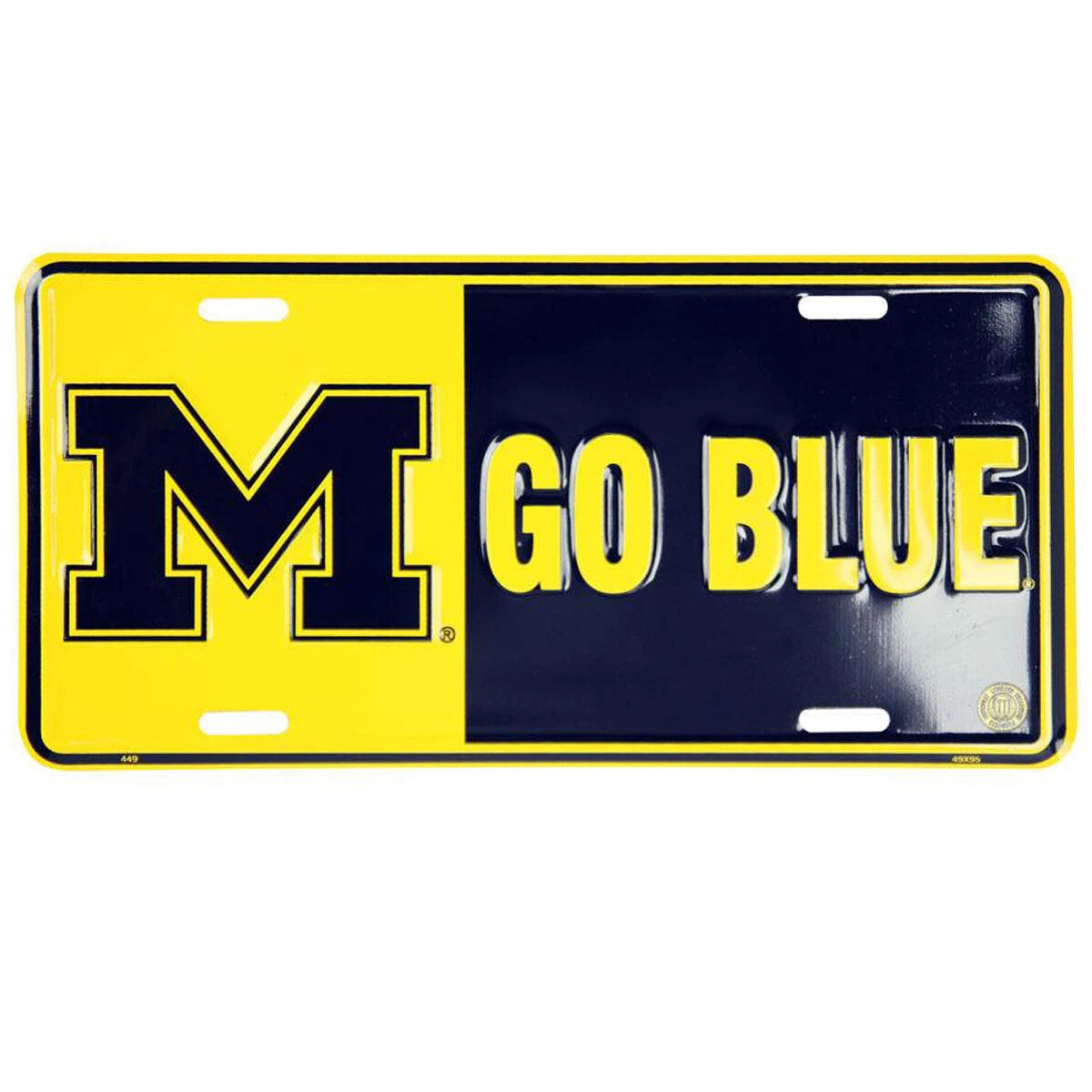Michigan Wolverines NCAA License Plate for Car Truck (2010–2023)