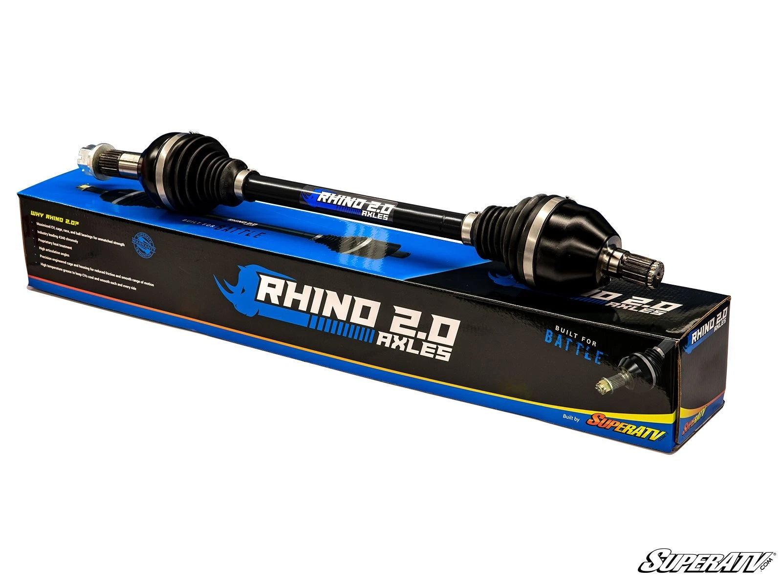 SuperATV Front Rhino 2.0 Axle for CFMoto UForce U10 Pro (2025–2025)