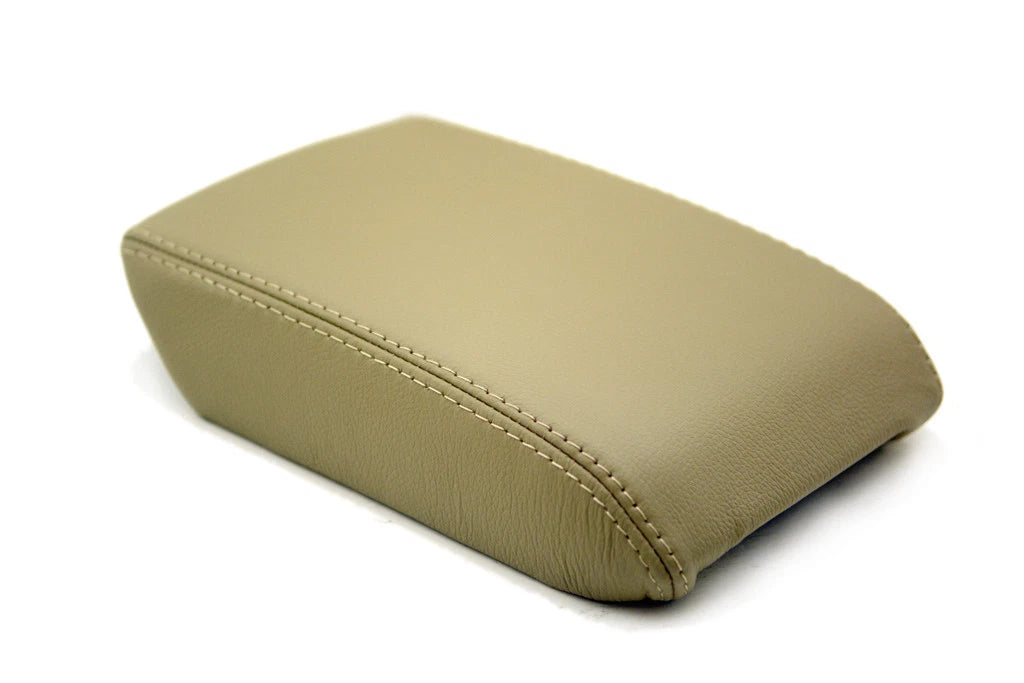 Leather Synthetic Center Console Armrest Cover for Audi A5 (2008–2017) Beige