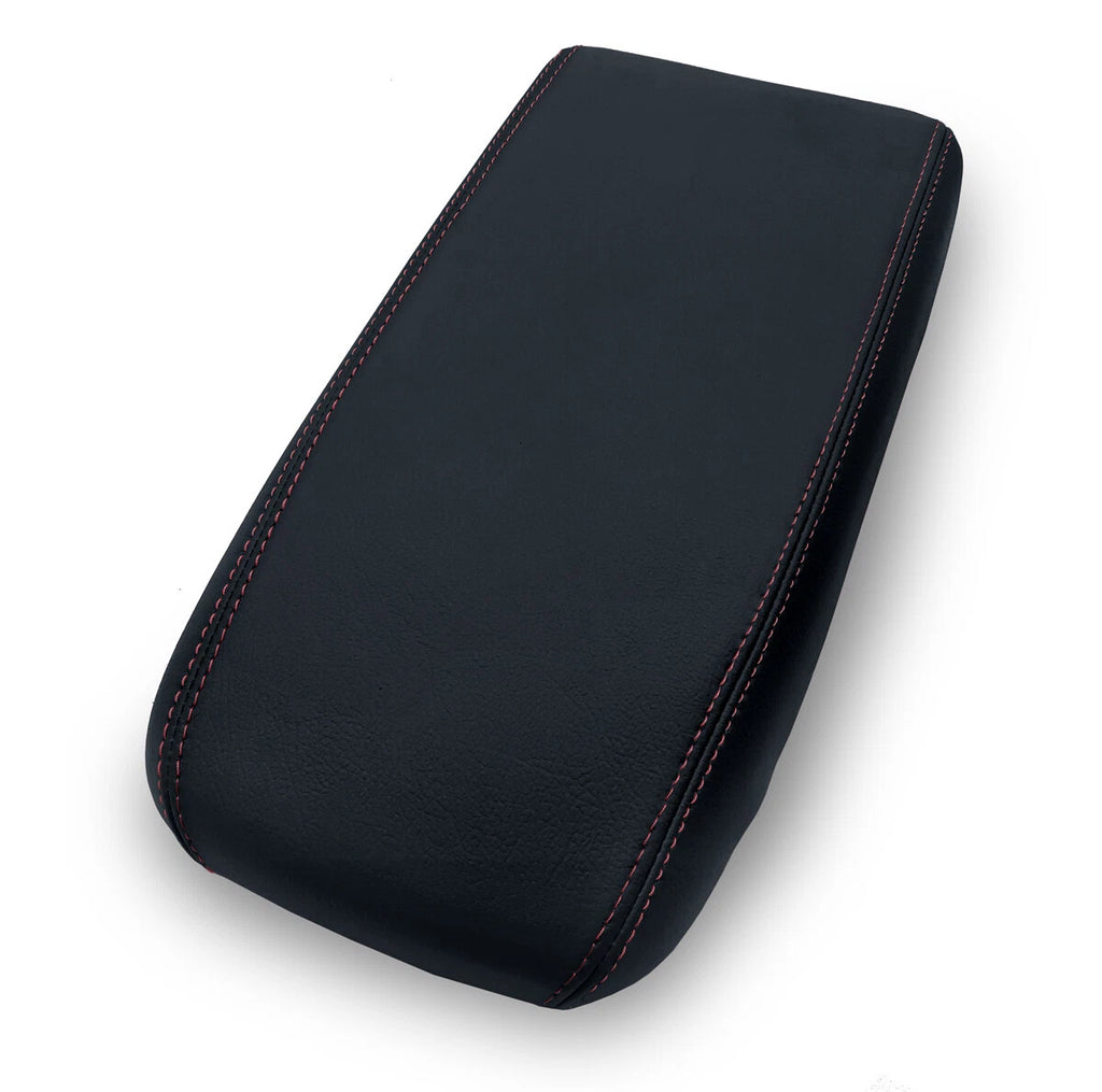 Console Lid Armrest Cover for Chevrolet Equinox (2018–2020) Red Stitch