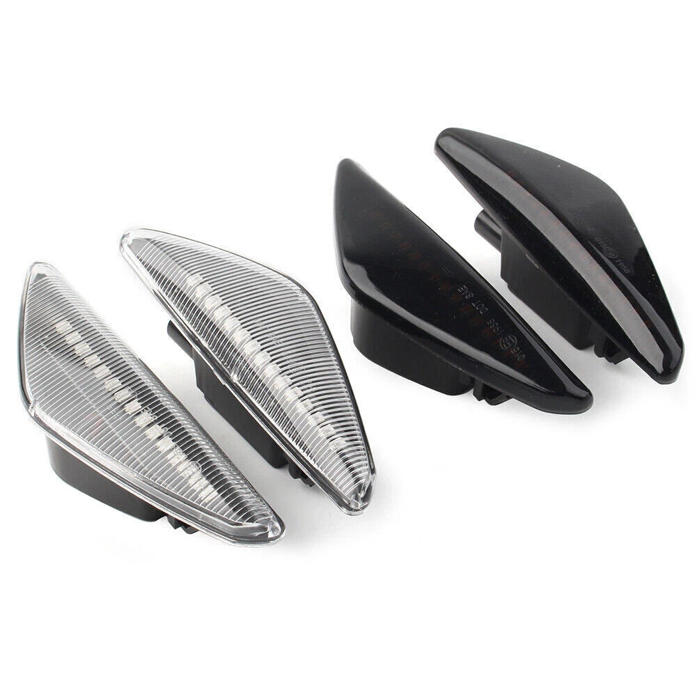 Pair Dynamic LED Side Marker Turn Signal Light for BMW X3 F25, X5 E70, X6 E71, E72