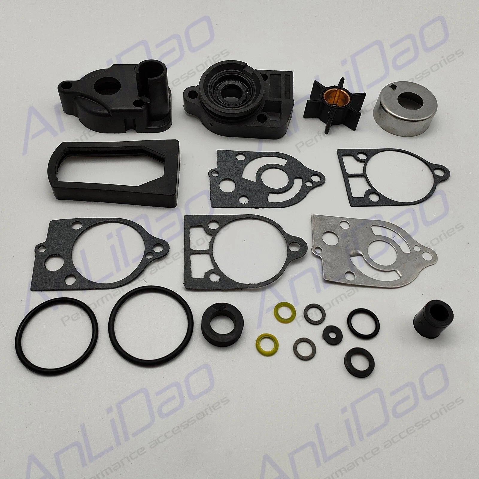 Water Pump Kit for Mercury Marine Outboard Engines (46-77177A3, 18-3324)