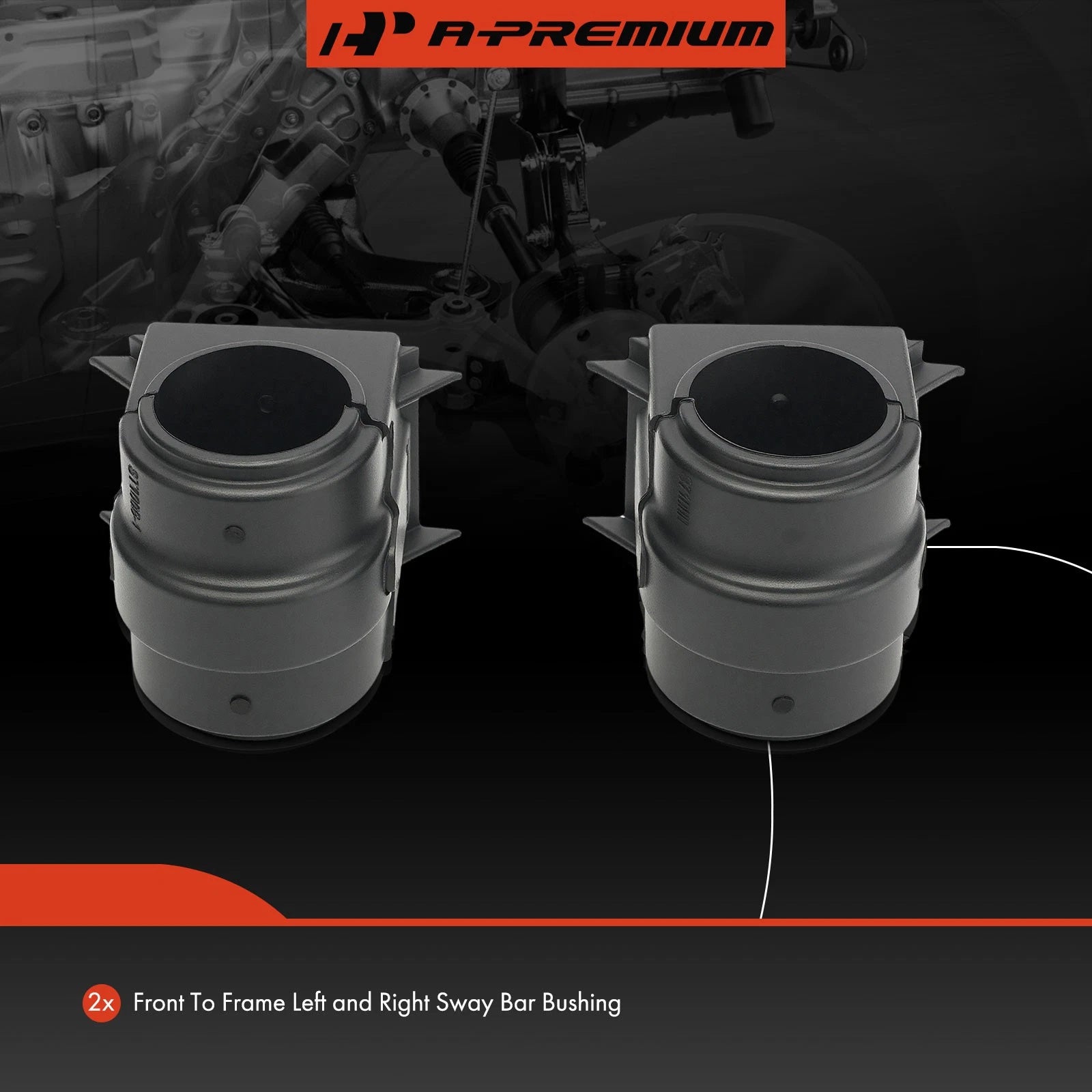 2X Front Sway Bar Bushings for Ford Explorer (2006-2012)