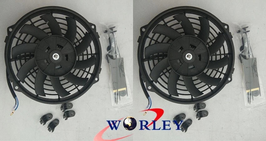 10" 12V Slim Electric Radiator Cooling Fans