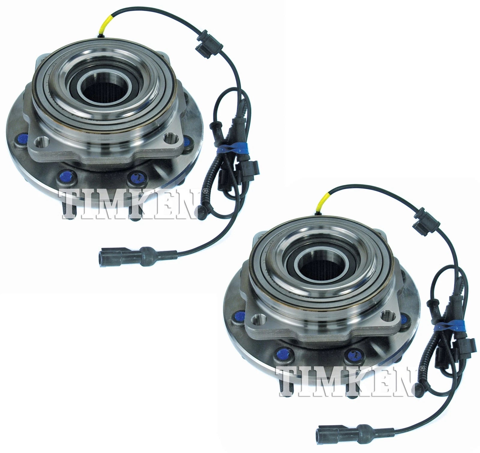 Set of 2 Timken Front Wheel Bearing & Hub Kits for Ford F-250 F-350 (1999–2023)