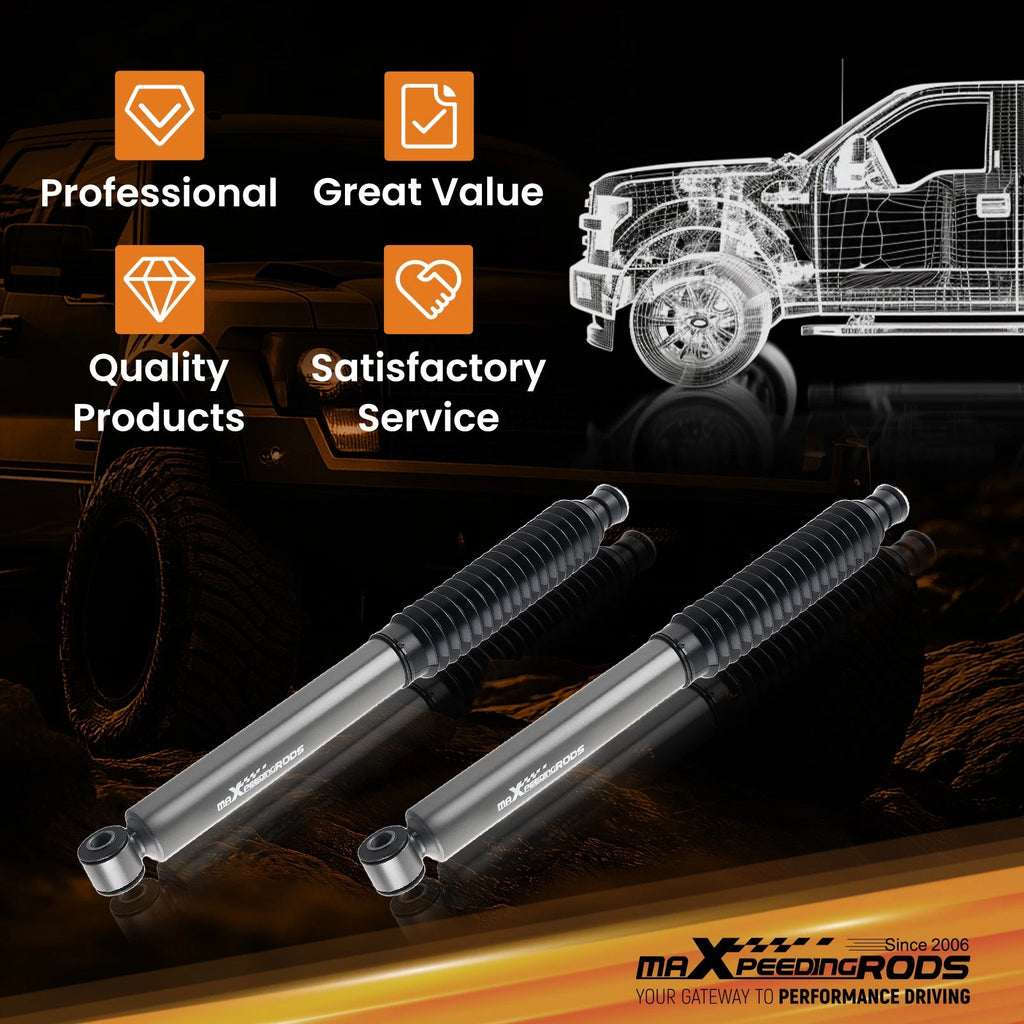 Rear Shock Absorbers for Toyota 4Runner 2WD 4WD (2003–2022) 0-3" Lift