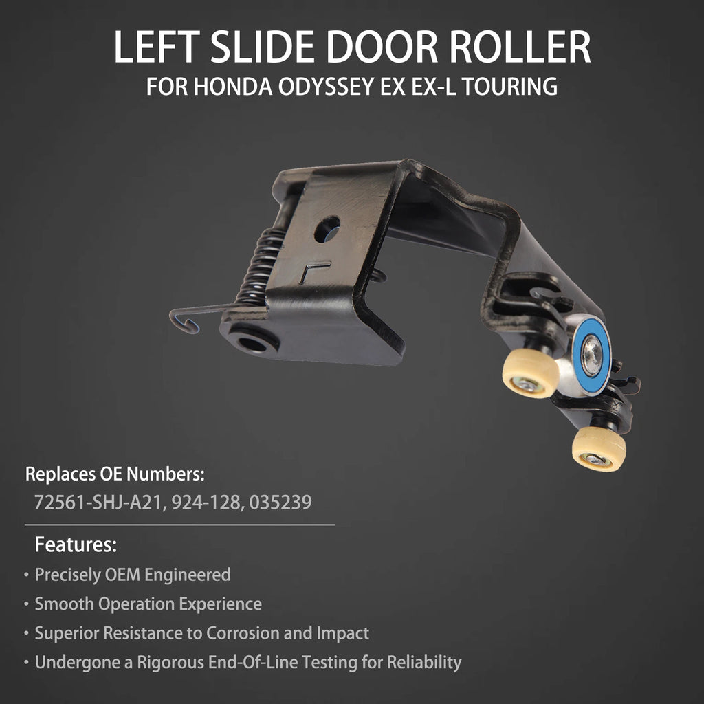 Left Center Sliding Door Hinge & Roller for Honda Odyssey (2005–2010) 72561-SHJ-A21