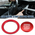 Set of 1 Engine Start Stop Button Cover for Toyota  Red