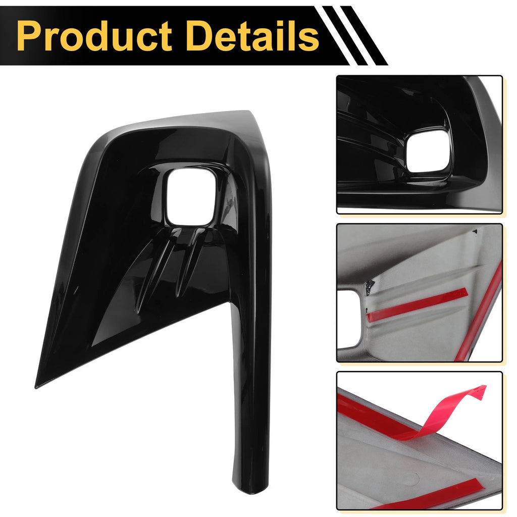 Set of 2 Fog Light Cover Trim for Honda Civic (2022–2024) Glossy Black