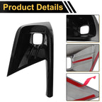 Set of 2 Fog Light Cover Trim for Honda Civic (2022–2024) Glossy Black