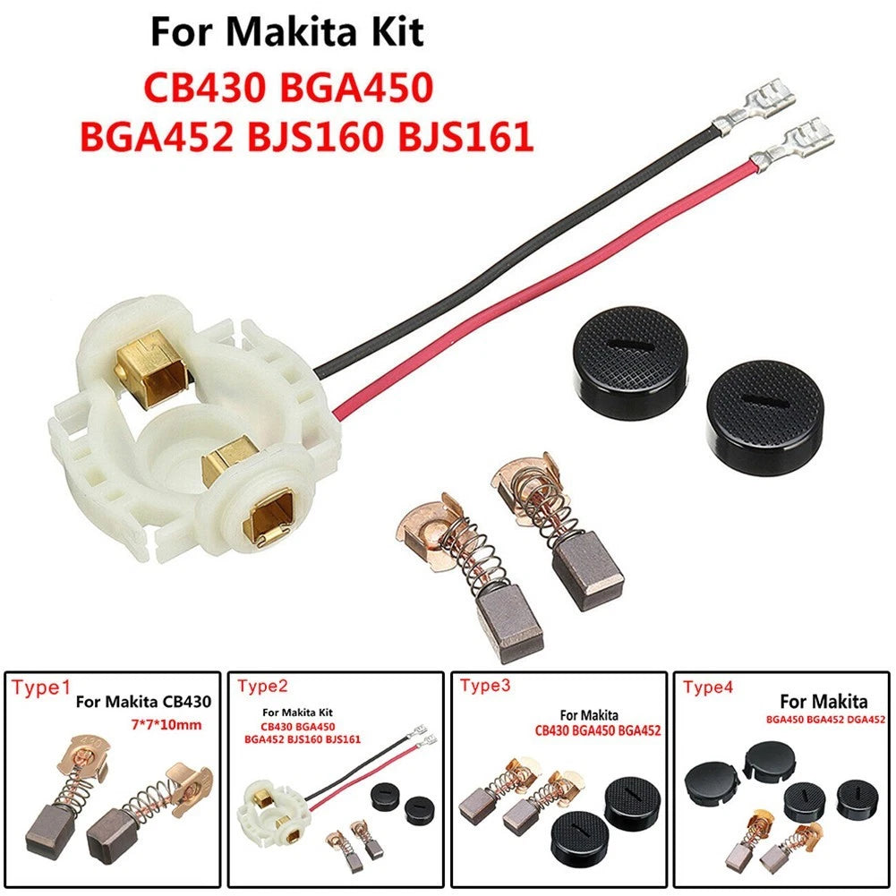 Carbon Brush Holder Cap Cover Replace Kit for BHP460 BHR200 BGA452