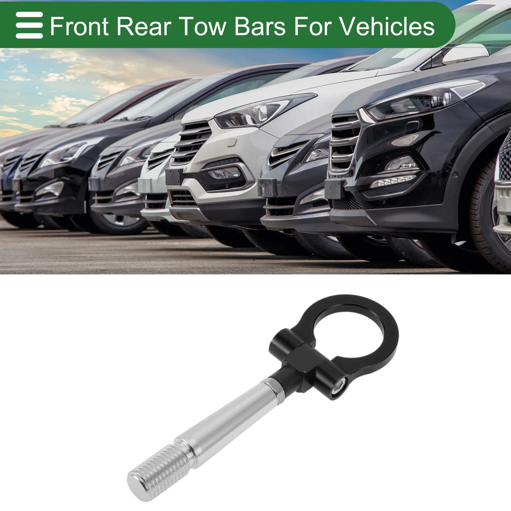 Tow Hook for Mitsubishi Lancer EX (2007–2012) 23.6mm Aluminum Alloy Black