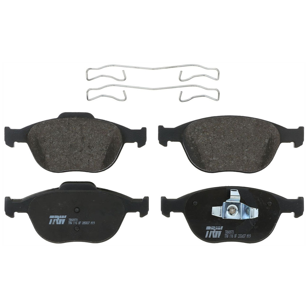 Set of 2 Brake Disc and Pad Kits for Ford Focus