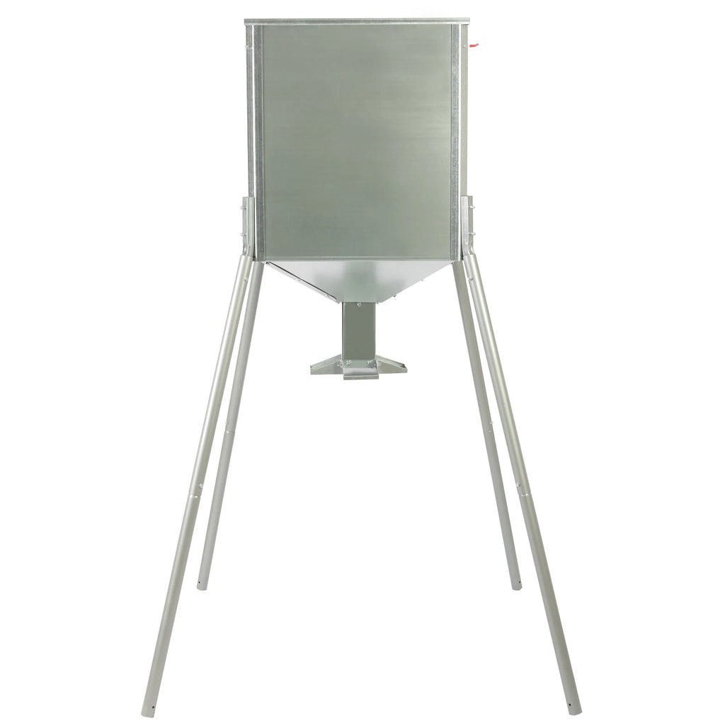 Steel 450lb Gravity Feeder for Deer Turkey Big Game Hunting (Zinc-Plated)