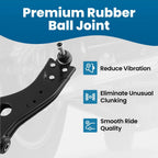 Lower Control Arm Ball Joint for Volvo C30 S40 V50 C70 (2006–2013) w/Sway Bar Link