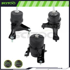 Set of 3 Engine Motor & Trans Mounts for Toyota Camry 2.4L (2007–2009)