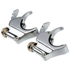 3x 39-49mm Quick Release Chrome Windshield Clamps for Harley Dyna Sportster