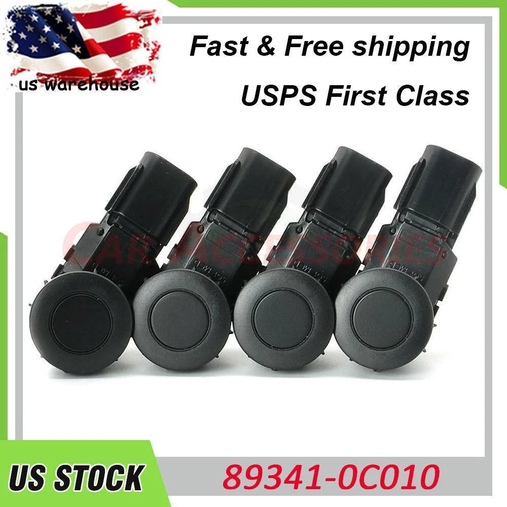 Set of 4 Bumper Parking Sensors for Toyota Tacoma (2015–2022), Tundra (2014–2021) 893410C010
