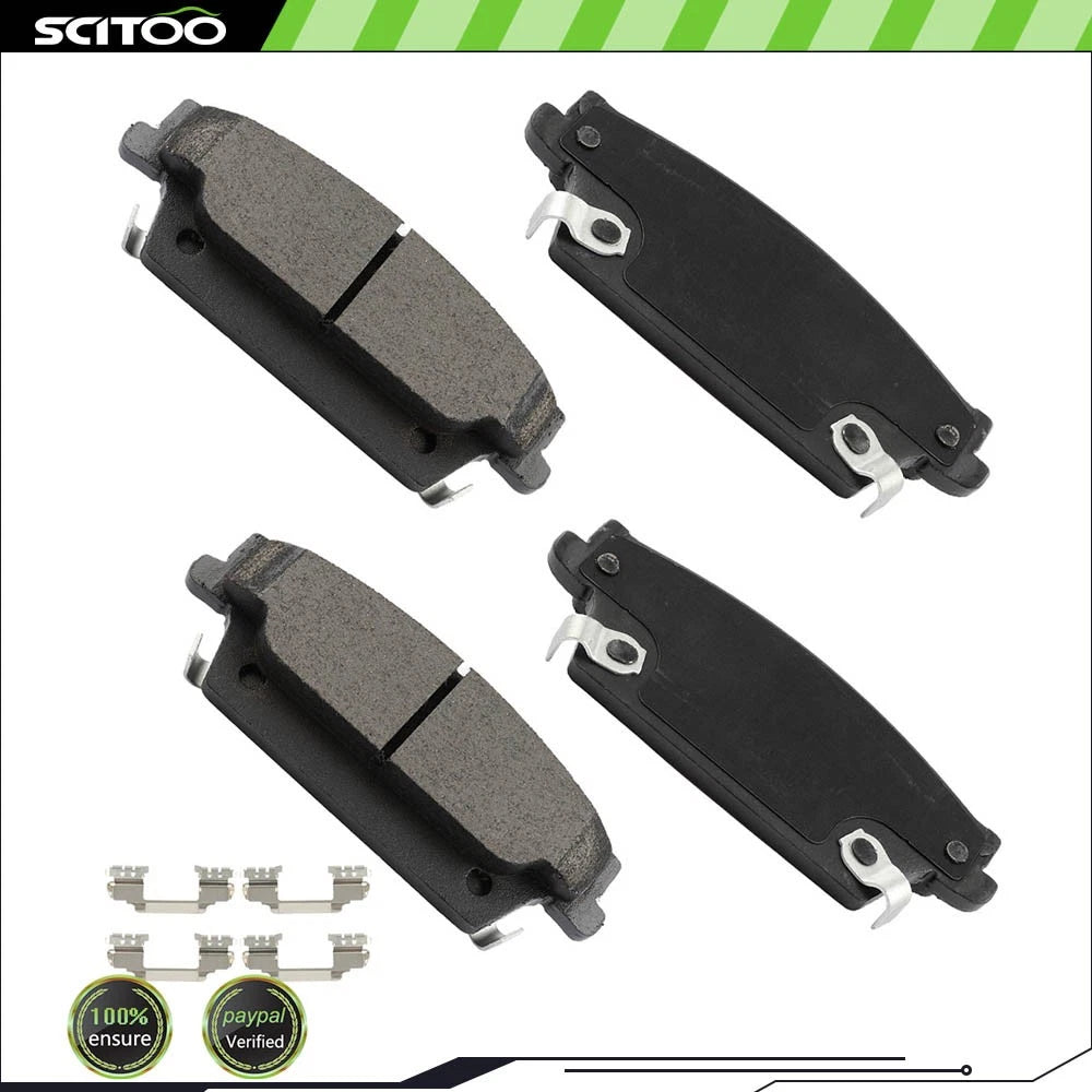 4X Rear Ceramic Brake Pads for Cadillac SRX (2004–2009)
