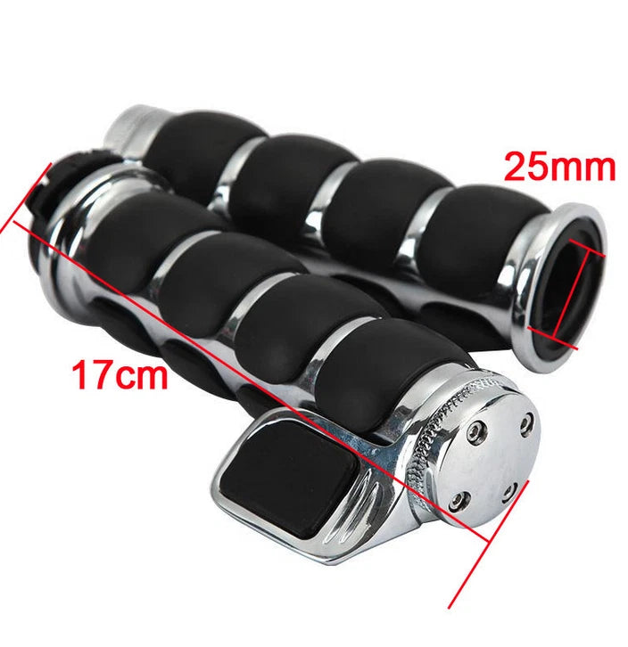 Pair of 1'' Handlebar Hand Grips for Harley Electra Glide Dyna Road King