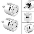 2X CNC Screw Mount Seat Bolt Chrome for Harley Dyna Softail Sportster Road King