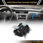 HVAC Heater Blend Door Actuator for Toyota Camry (2001–2004) No. 8710606130