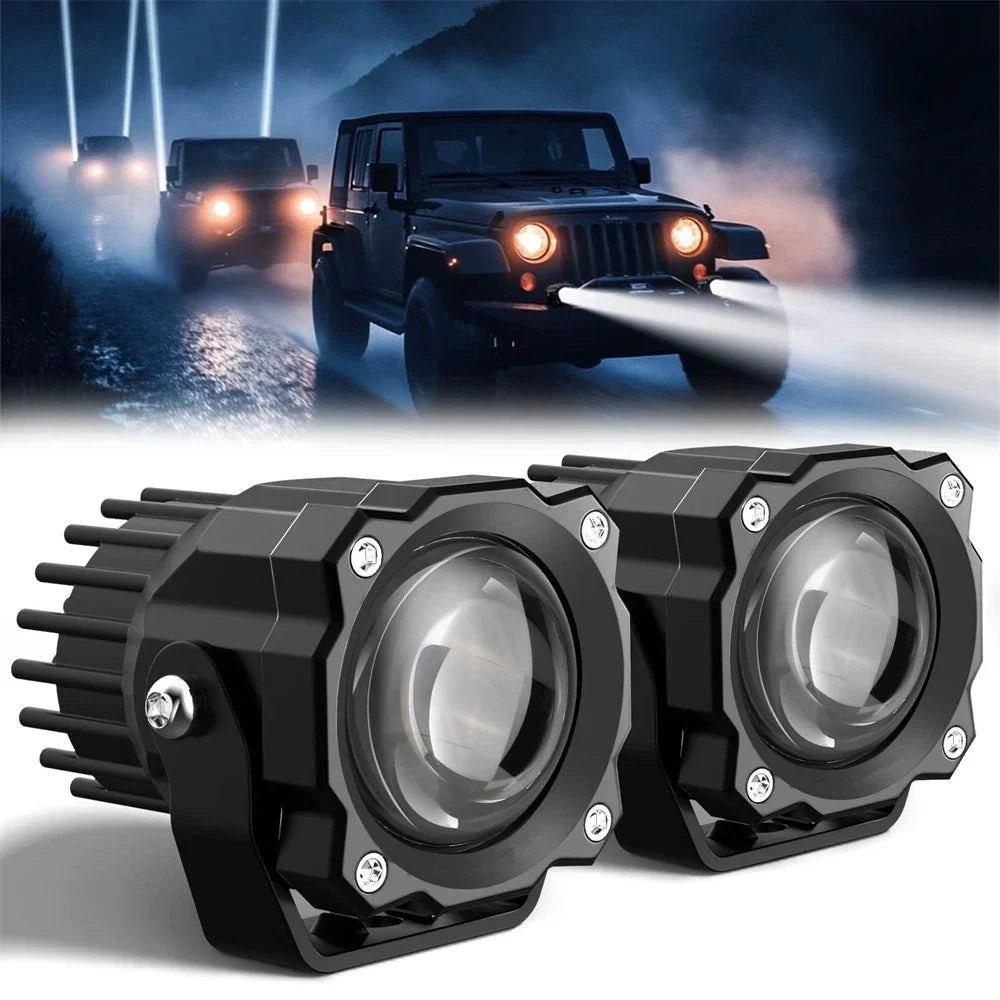 3 Inch 72W Offroad Fog Lights for Motorcycle SUV