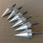 Set of 4 HTTMT Silver Spike Bolts for Windscreen Fairings License Plate