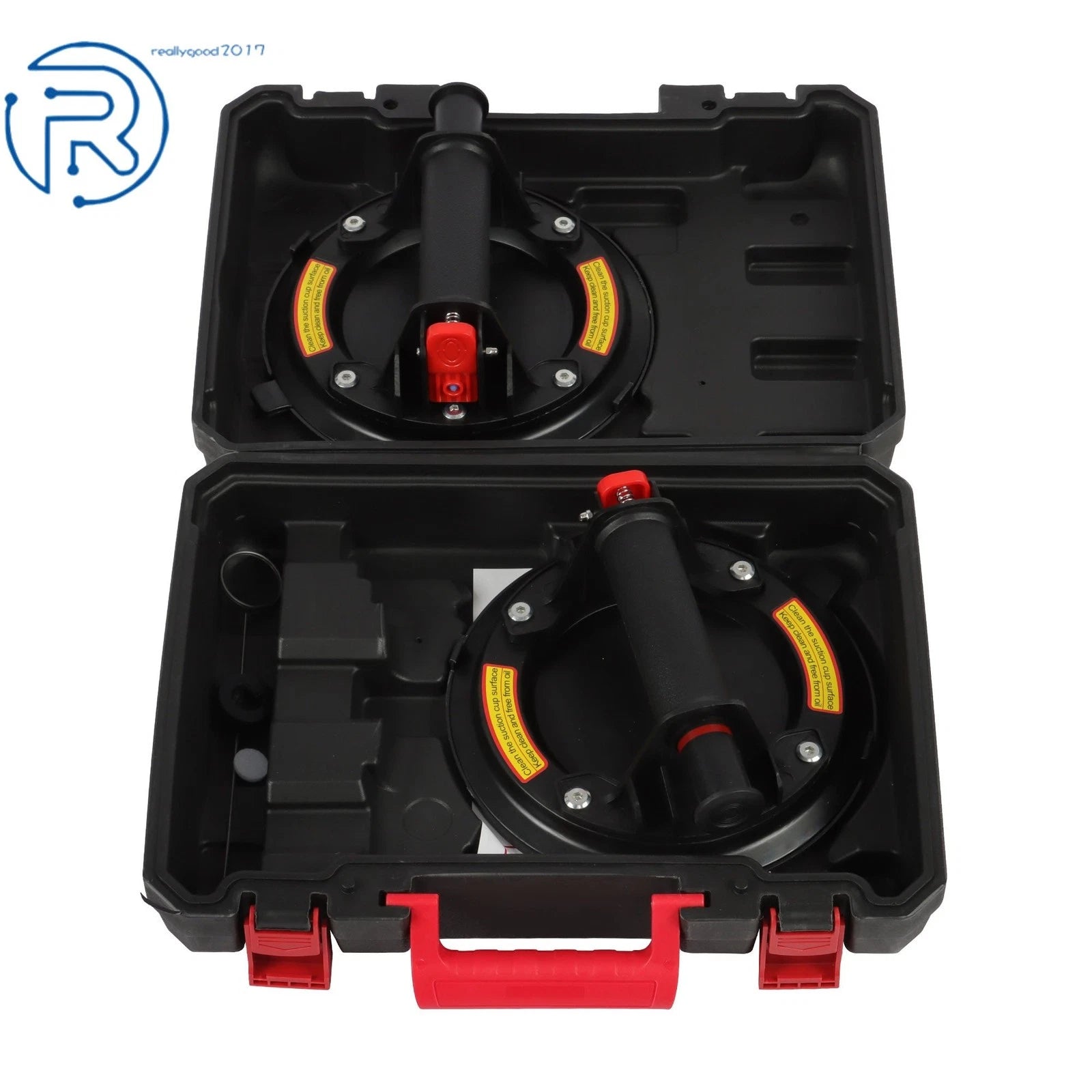 2 Pack Glass Suction Cups 8" Vacuum for Various Applications